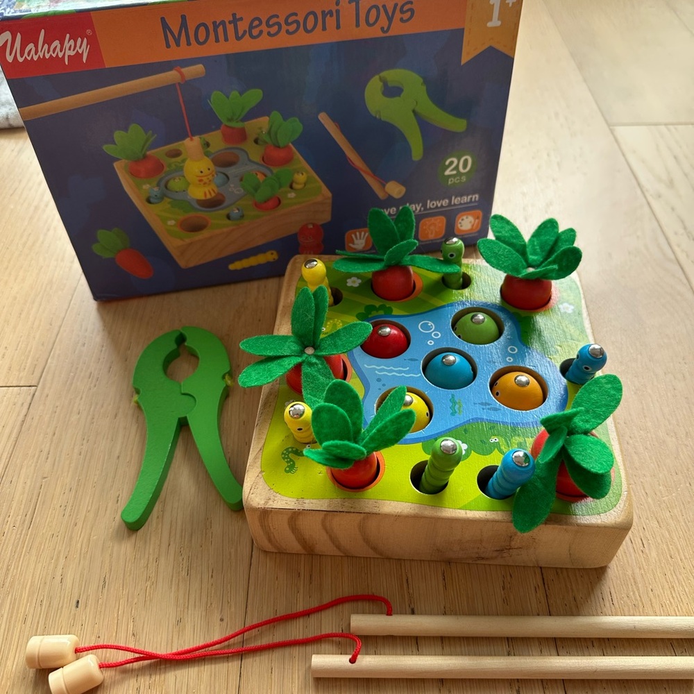 Wooden Fishing Game for Kids